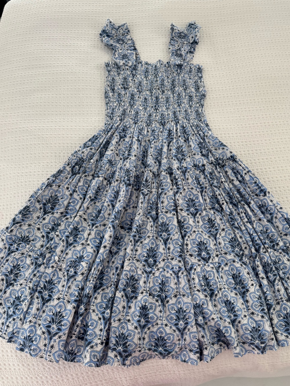 Smocked Ruffle Strap Dress - Picture 4 of 4